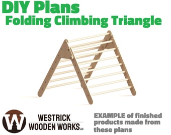 DIY Folding Climbing Triangle from Plywood - Easier Design!