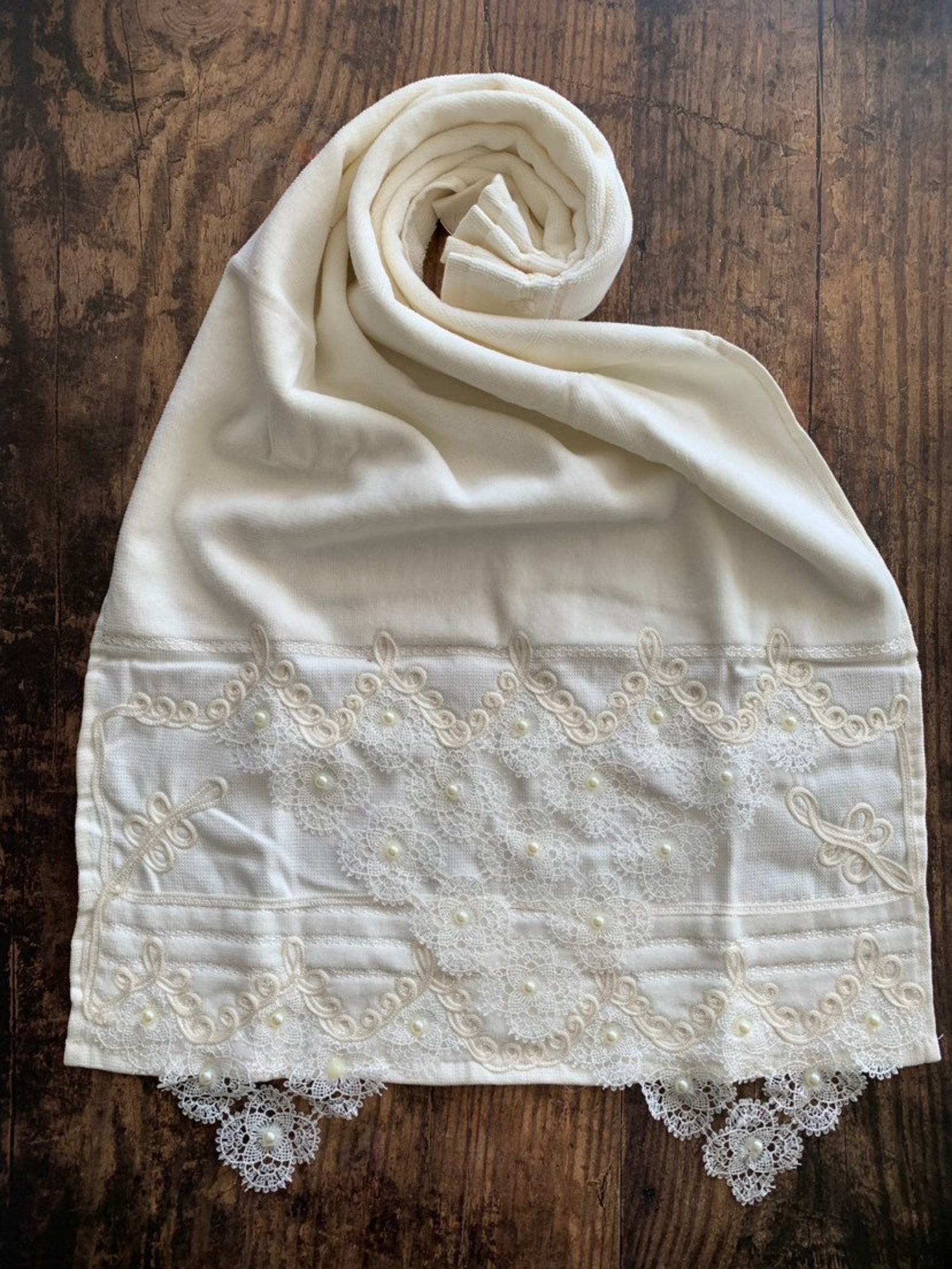 Cotton Lace Hand Towels guest bathroom cotton lace Etsy