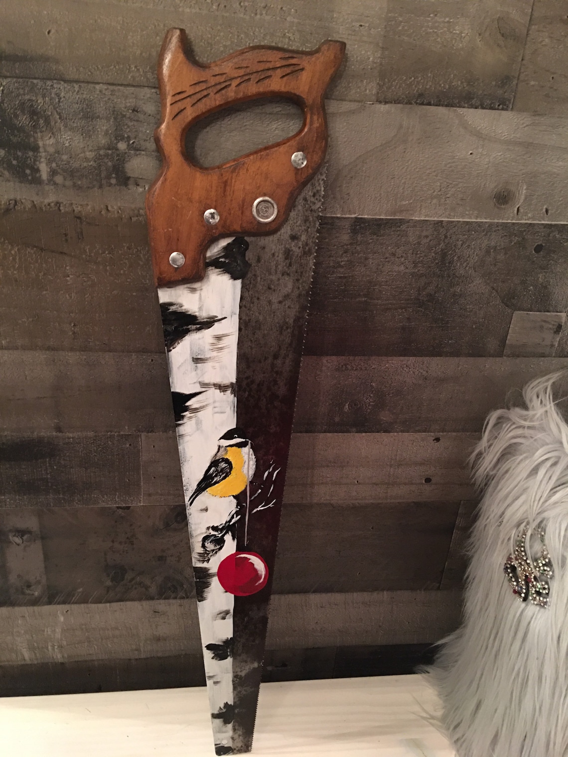 Hand Painted Hand Saw Etsy