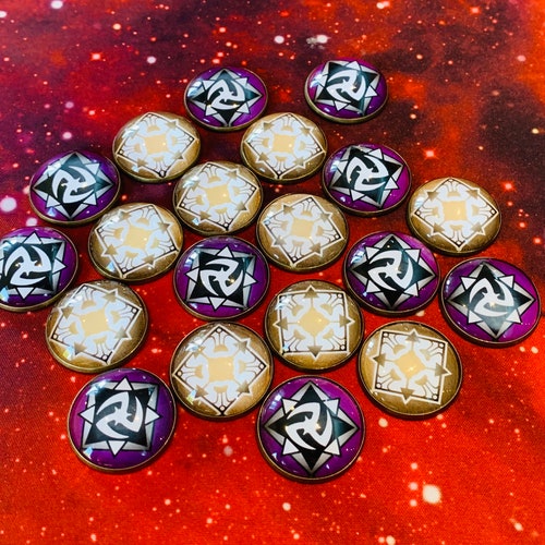 Arkham Horror Card Game - Complete Token Upgrade Set (Acrylic Or Premium  Tokens)