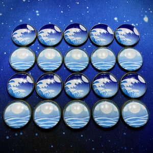 Arkham Horror The Card Game Compatible Premium Brass Backed Flood Tokens (Set of 10, Set of 20)