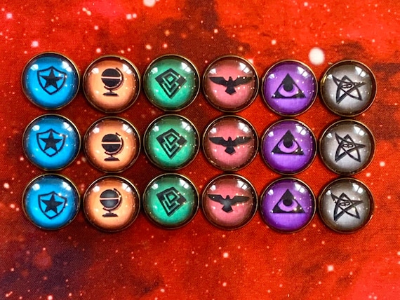 arkham horror card game tokens Amazon.com: Ata-Boy Arkham Horror Board Game Chaos Tokens Set of Six 1.25  Inch Collectible Buttons : Clothing, Shoes & Jewelry