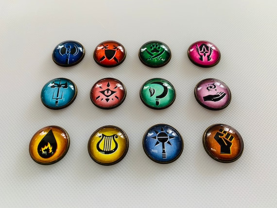 Dungeons and Dragons D&D 5E Compatible Premium Brass Backed Class Tokens -   Canada