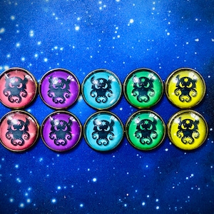 Arkham Horror The Card Game Compatible Premium Brass Backed Enemy Management Tokens (Set of 10)