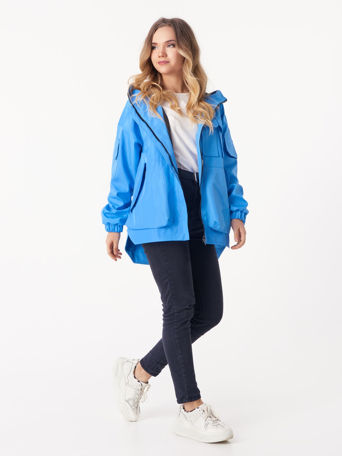 Womens bomber jacket oversize Etsy