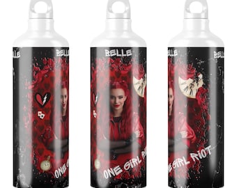 Personalized Descendants "One Girl Riot" 20 oz Stainless Steel Water Bottle – Custom Name Option
