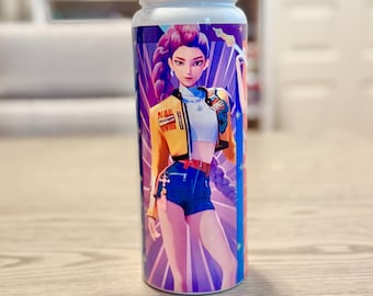 Water Bottle -Personalized 30 oz Kpop Huntrix Stainless Steel  - Customizable Name