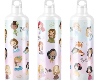 Disney Princesses & Sidekicks Stainless Steel Water Bottle - 20 oz
