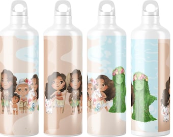 Moana-Inspired Stainless Steel Water Bottle - 20 oz