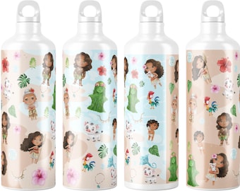 Moana-Inspired Stainless Steel Water Bottle - 20 oz