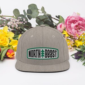 North Beast Pine - Snapback Flat Bill Hat