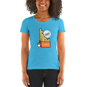 アイダホ フライダホ - レディース半袖Tシャツ