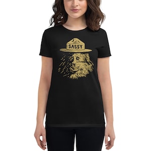 Sassy Bigfoot - Women&#39;s short sleeve t-shirt