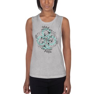Jackalope - Camiseta de tirantes para mujer
