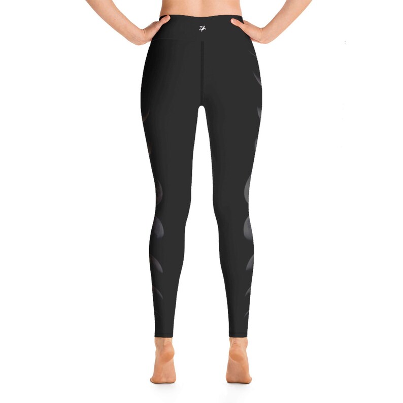 yoga leggings yoga tights yoga leggings women yoga pants moon leggings unique leggings High Waist Moon Phase Yoga Leggings