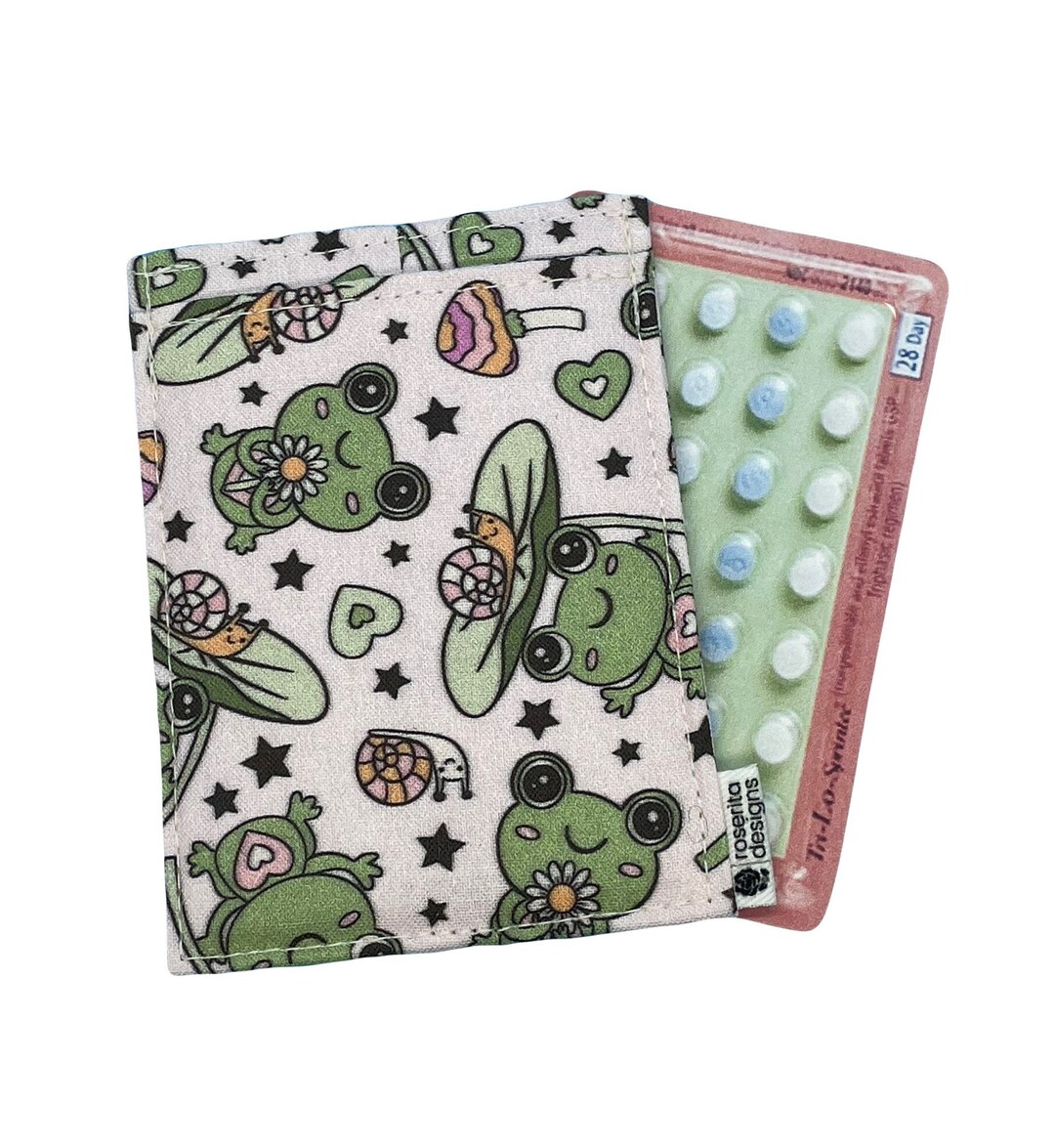 Birth Control Pill Sleeve, Birth Control Pill Case, Pill Sleeve, Pill