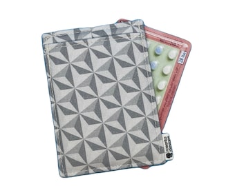 Birth Control Pill Sleeve, Birth Control Pill Case, Pill Sleeve, Pill Case, Spaceship Earth