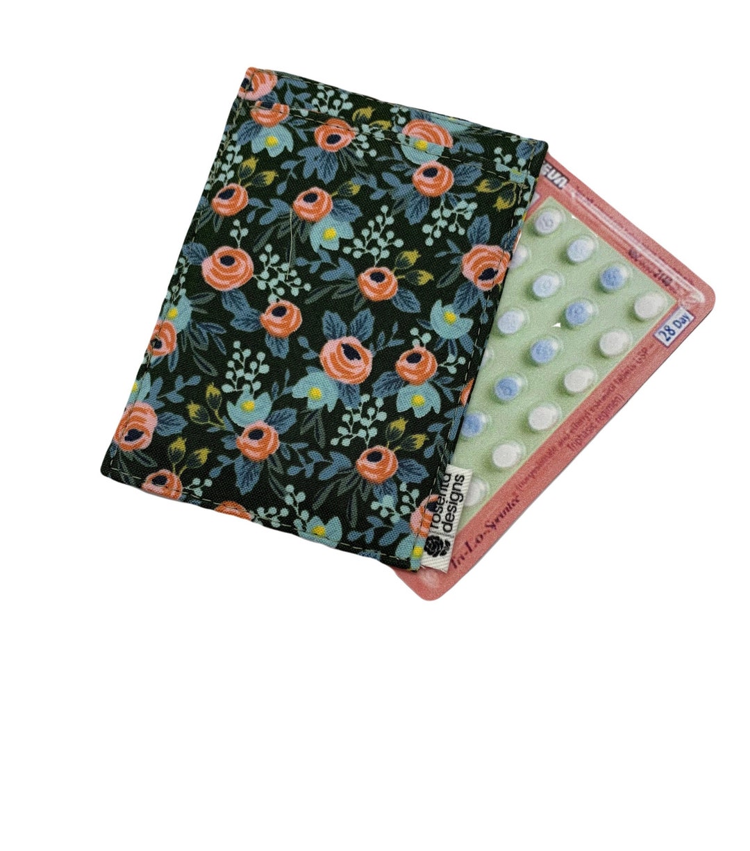 Birth Control Pill Sleeve, Birth Control Pill Case, Pill Sleeve, Pill