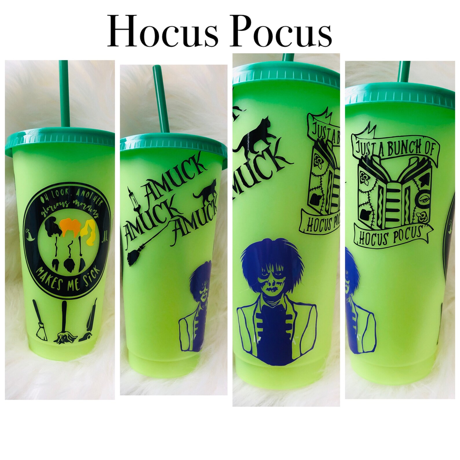 Hocus Pocus inspired color changing cups Etsy