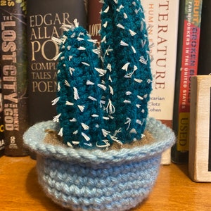 Blue Columnar Cactus Plushie