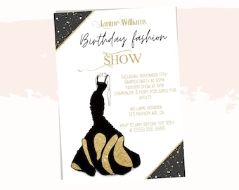 Fashion Show Invitation Template from i.etsystatic.com