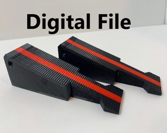 Digital file Firefighter Door Chocks (Wedges)