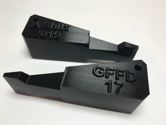2 Firefighter Door Chocks And Wedges Customizable