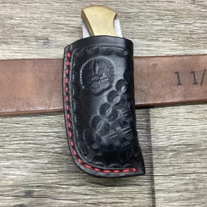 Clearance Leather Sheath....4" Lockback Size (Sheath Only)