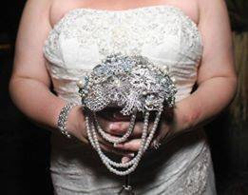 Brooch Bouquet Wedding Bouquet Bridal Bouquet Bridesmaids Bouquet Rich Bouquet Keepsake Bouquet Wedding Jewelry Bouquet Crystal Bouquet
