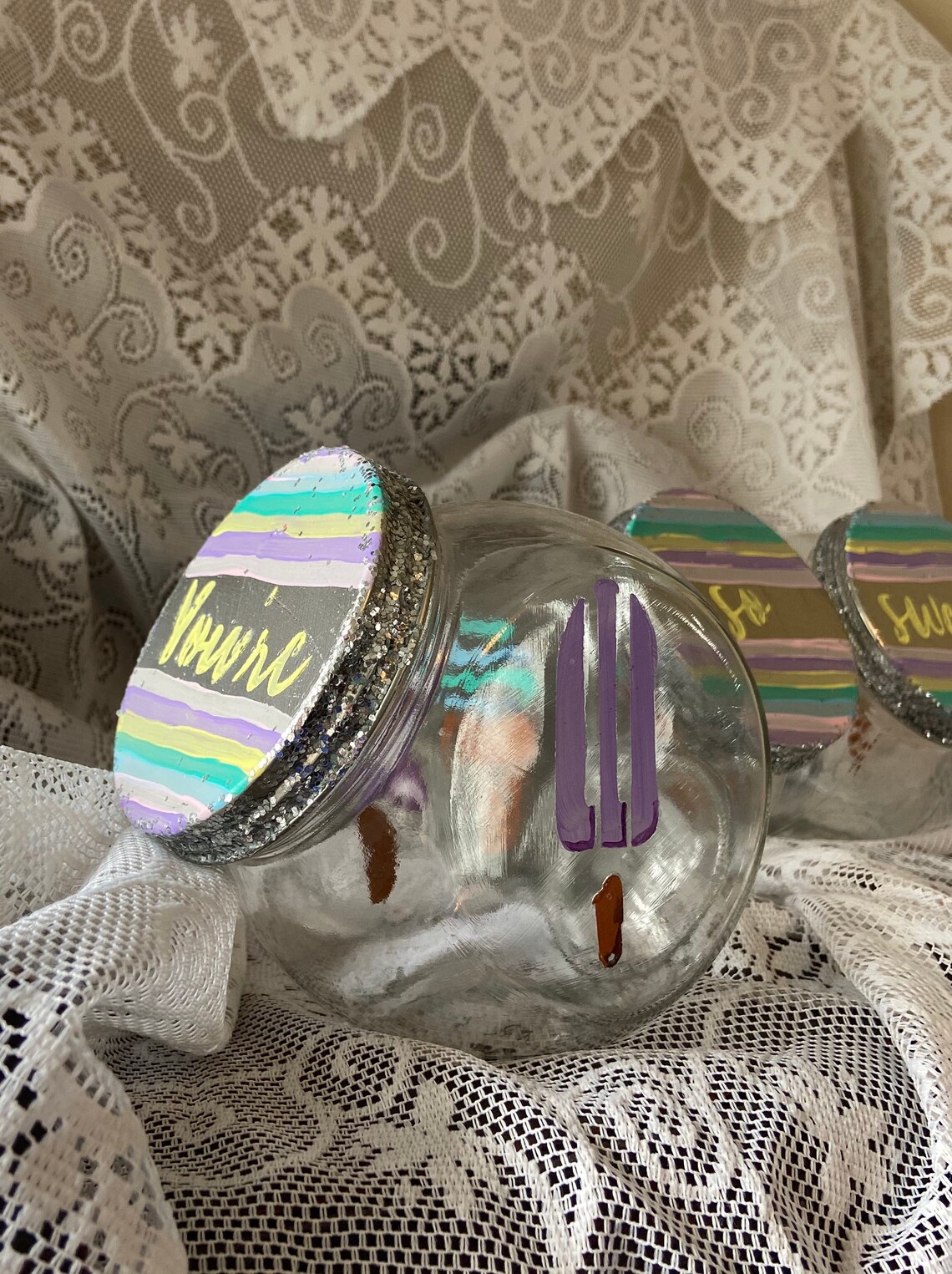 Candy and Ice Cream Topping Containers Etsy Canada