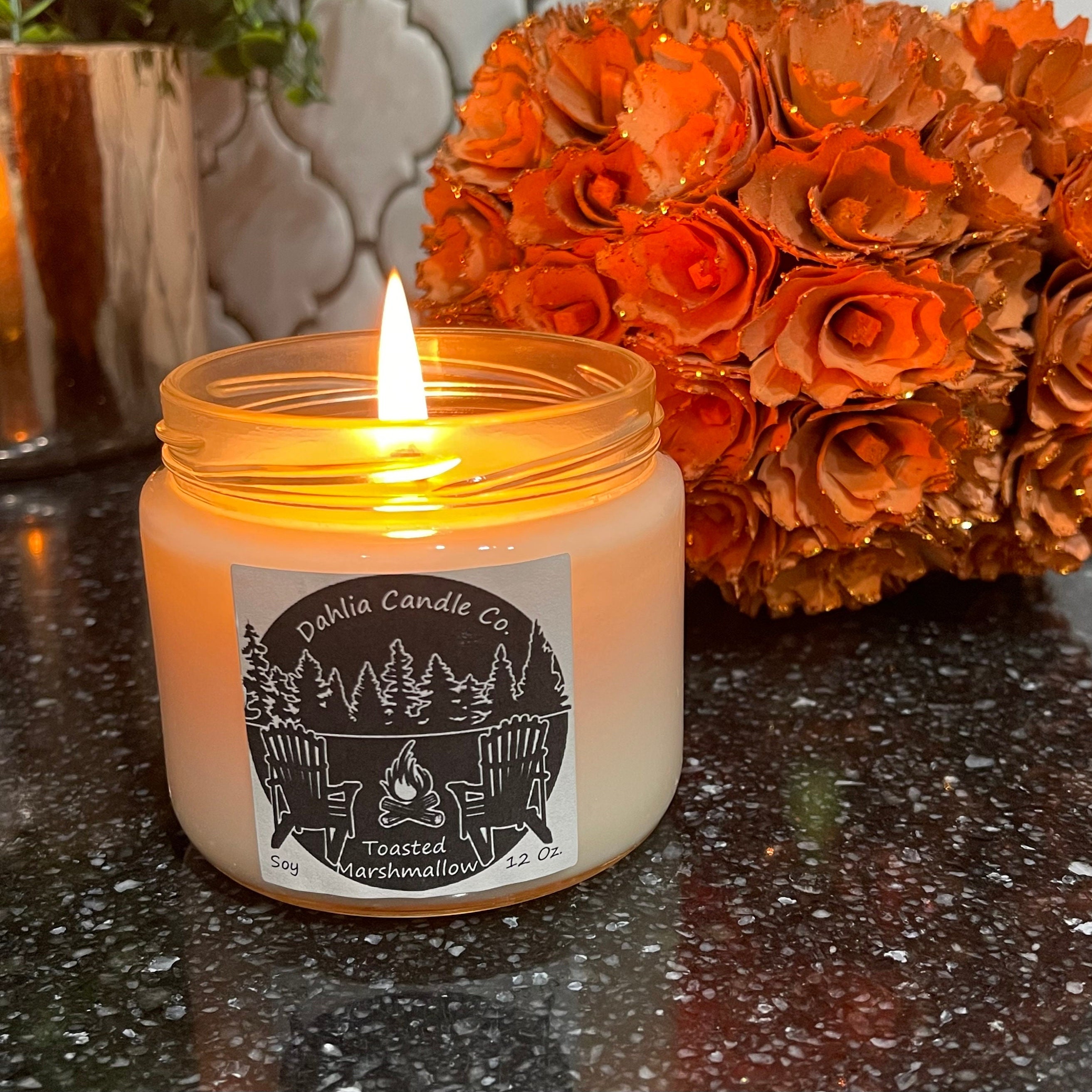 Toasted Marshmallow Candle Fire - Etsy, image size:2626x2625