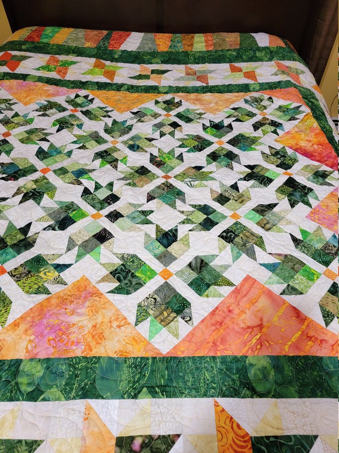 Beautiful Handmade Queen Size Quilt Etsy New Zealand