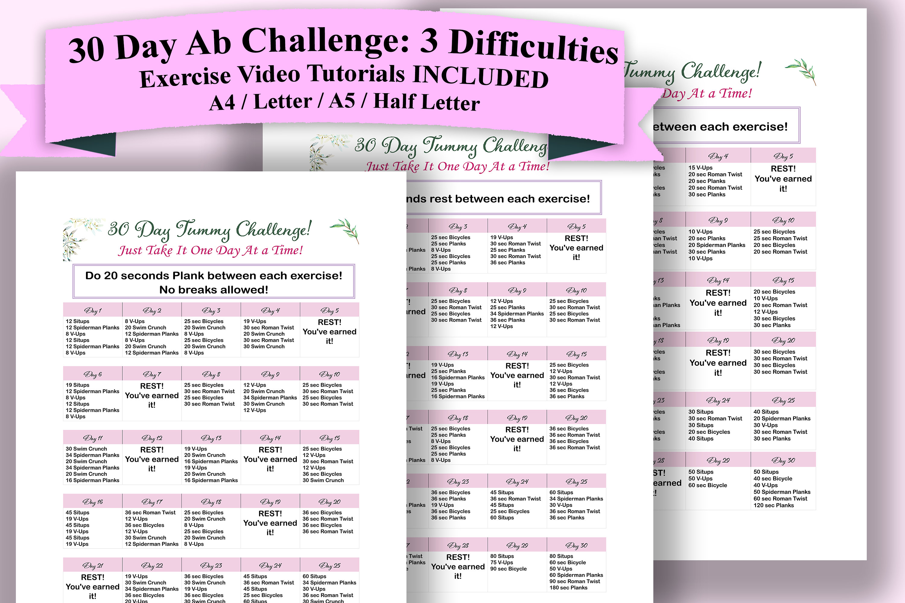 20 day ab challenge hotsell