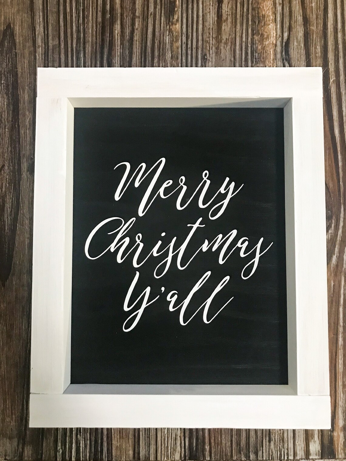 Merry Christmas Y All Sign 