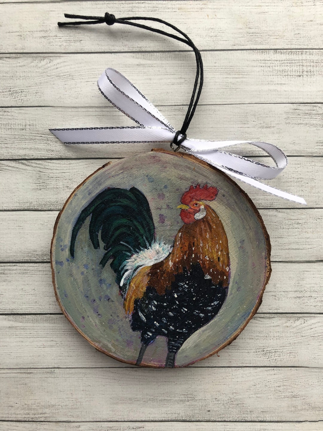 Chicken Ornament Christmas Tree Decor Holiday Festive Decorating Winter