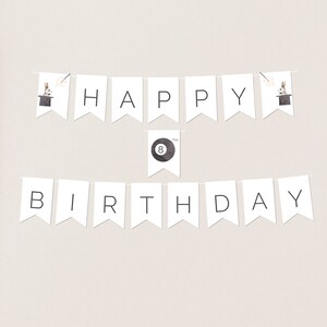 Magic 8 Ball Birthday Bundle Set Editable Template Magic 8th - Etsy