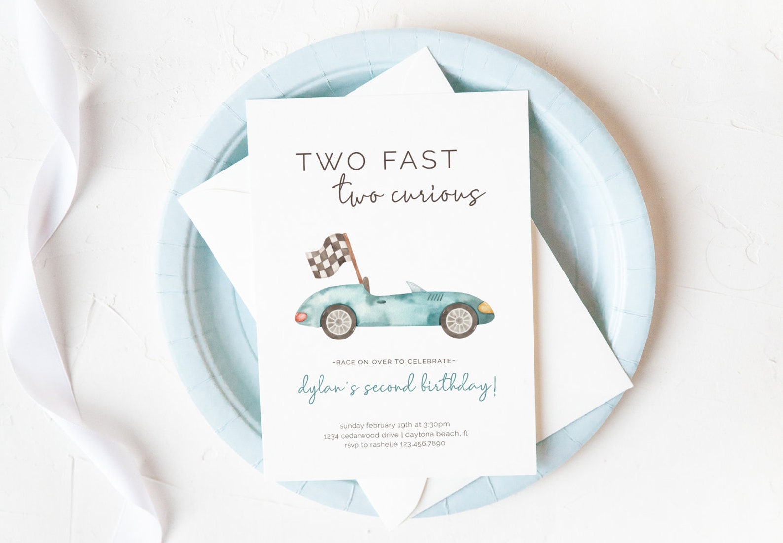 Two Fast Two Curious Birthday Invitation Editable Template - Etsy - Two Fast Two Curious Birthday Invitation