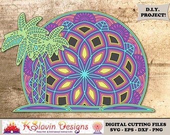 Download Palm Tree Mandala Etsy