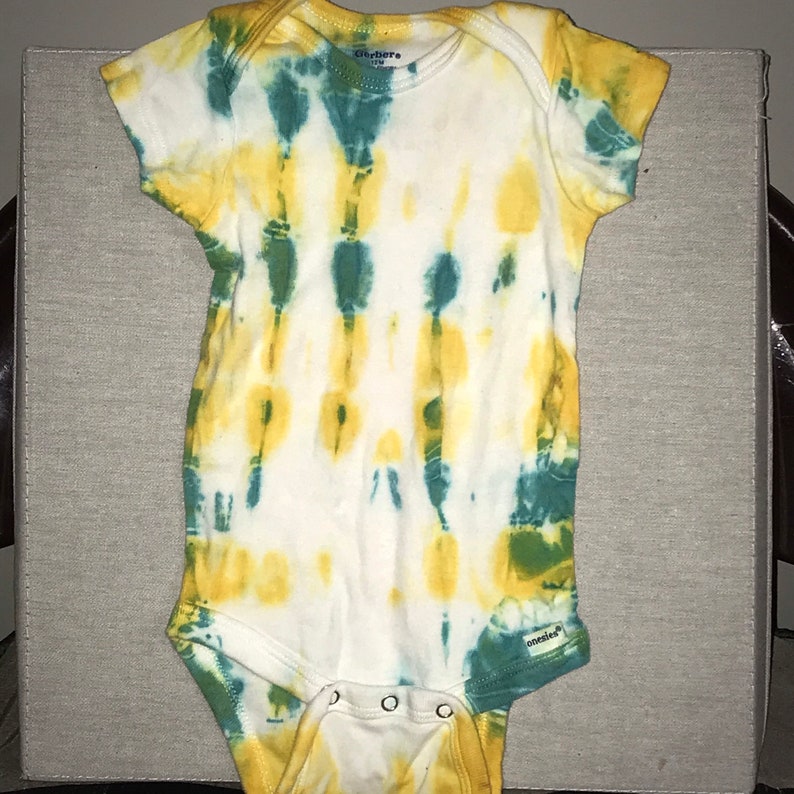 12 Month Tie Dye Onesie