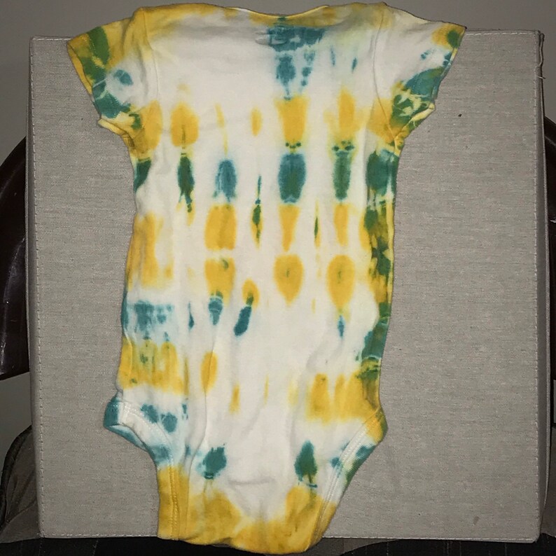 12 Month Tie Dye Onesie