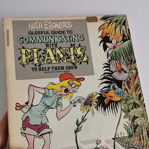 1974 植物とのコミュニケーションの楽しいガイド ウィル・アイズナー 漫画本 風刺 ヴィンテージ 植物コレクター お父さん 植物 お母さん ガーデニング
