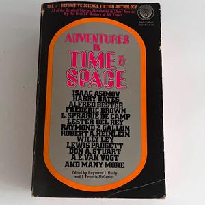 1970s Adventures in Time & Space Anthology Science Fiction Book Paperback Ballantine Books Collection Short Stories
