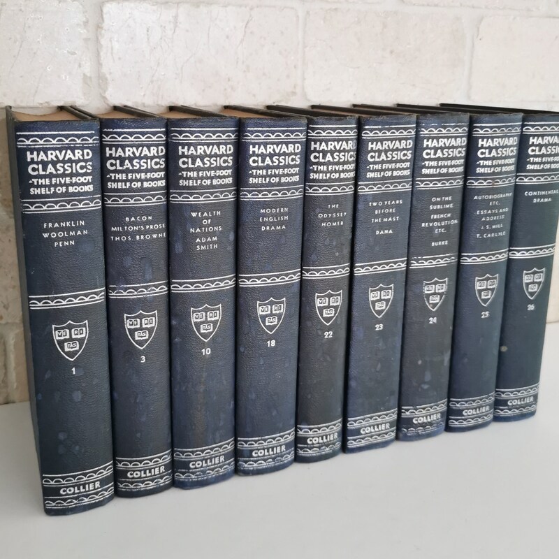 Harvard Classics Complete Set Etsy