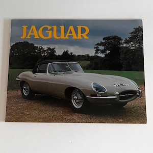 1983 Jaguar Softcover Book Colour Library Racing Sports Cars Saloon Classics