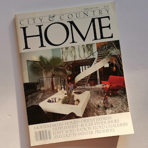 February 1987 City & Country Home Magazine Canadian Lifestyle Interior Design Architecture Hepplewhite Patron Floyd Chalmers Orient Express