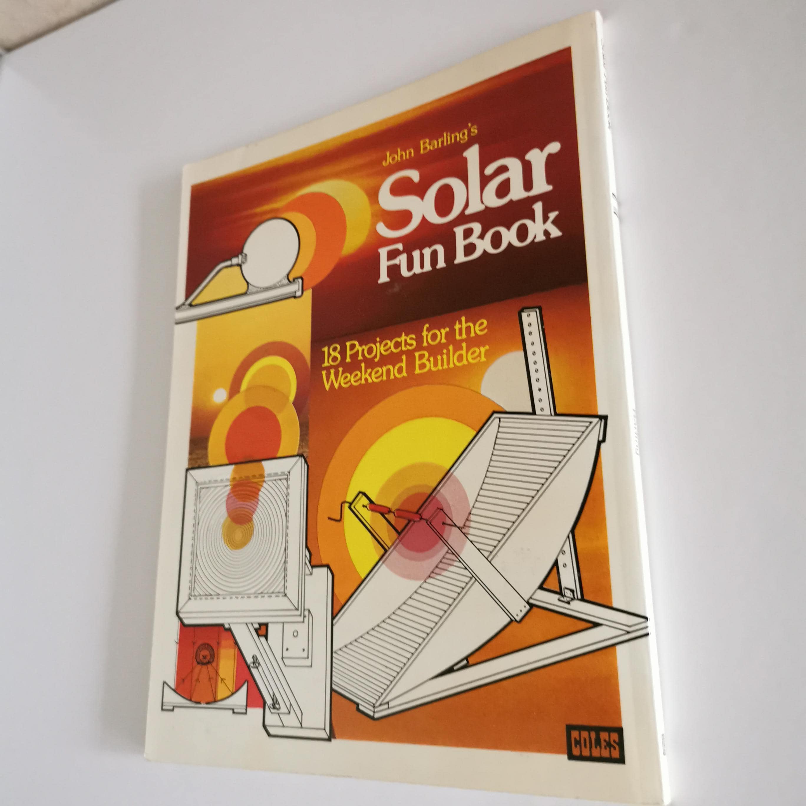1979 Solar Fun Projects Book John Barling Vintage DIY Outdoor Solar ...