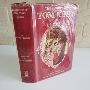 1950s History of Tom Jones by Henry Fielding, British Novel Comic Foundling London Life Historical Fiction