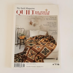Quiltmania Magazine Quilt #116 Issue 2016 Crafts Quilting Patterns