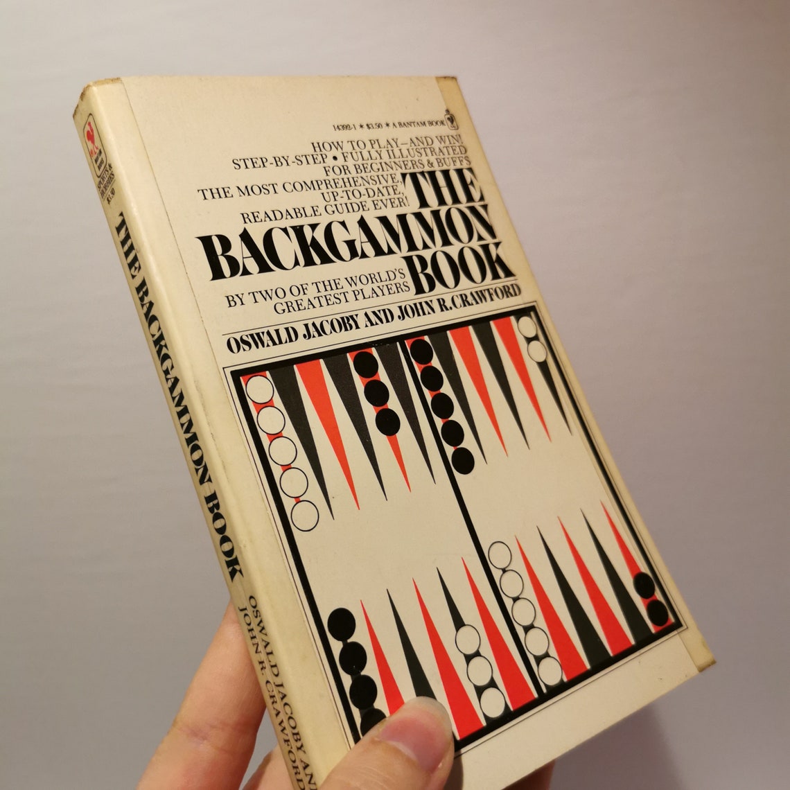 1980 the Backgammon Book Oswald Jacoby John R. Crawford Etsy