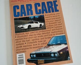 Revista anual de cuidado del automóvil de 1980 Mecánico de fin de semana Reparación de automóviles Mantenimiento Automóvil de importación Automóvil nacional Camioneta 4x4 Vintage